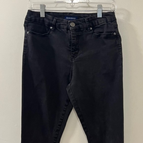 Bandolino Womens Black Smooth Operator Mid Rise Skinny Jeans Size 8 - Picture 3 of 11